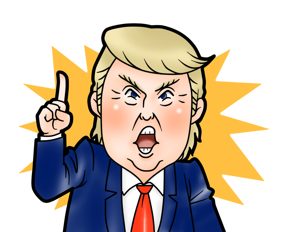 最も好ましい トランプ大統領 イラスト ブラッククローバー アニメ画像